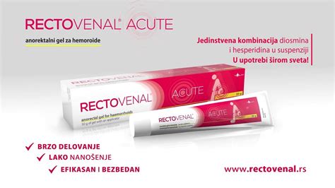 RECTOVENAL Acute Anorektalni Gel Za Hemoroide YouTube