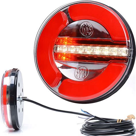 LAMPA ZESPOLONA TYLNA LED OKRĄGŁA WAŚ 12V 24V 1130 2F za 164 zł z