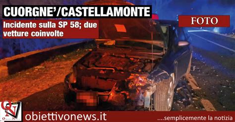 Cuorgne Castellamonte Incidente Sulla Sp Nessun Ferito