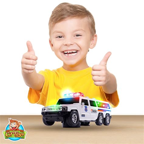 CifToys Police Toy Car For Kids | SUV Cop Car With Colorful Flashing ...