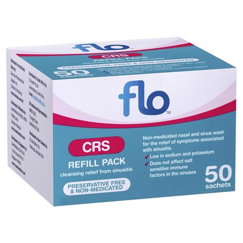 Buy FLO CRS Refill Pack 50 Sachets Online Only Online At Chemist Warehouse