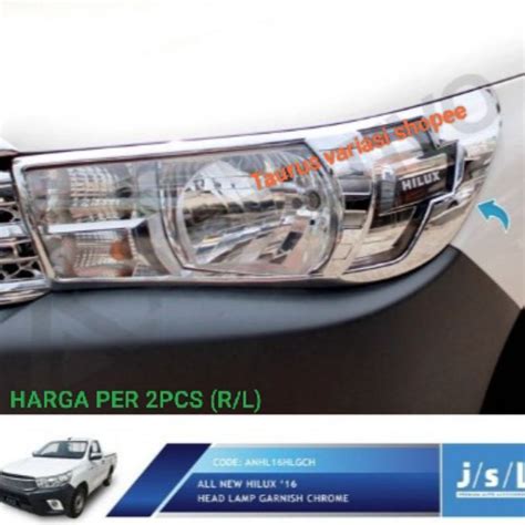 Jual Paket Garnis Lampu Depan Belakang Mobil Toyota Hilux Revo