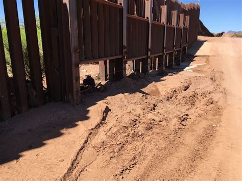 Trumps Border Wall Vulnerable To Flash Floods Needs Large Storm