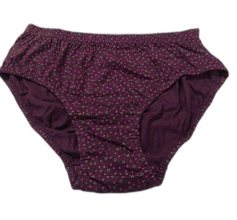 Purple Base Cotton Printed Panty Size M At Rs 46piece In Vasai Virar Id 26224173930