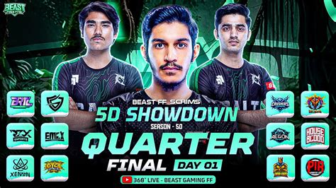 Live Now Quaterfinal Day Showdown Season Beast Ff Scrim