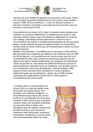 Obesidade Intra Abdominal A Gordura Do Nosso Organismo Pdf