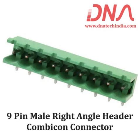 Buy Pin Male Right Angle Header Mm Pitch Combicon Connector In India