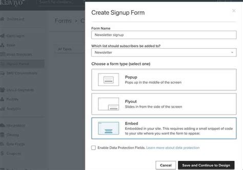 Klaviyo Email And Sms Legacy Form Blogging Hint