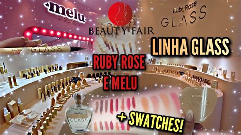 RUBY ROSE E MELU NA BEAUTY FAIR 2023 LINHA GLASS E LANÇAMENTOS E