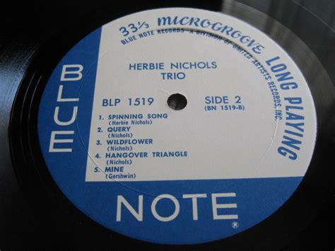 Yahoo オークション HERBIE NICHOLS TRIO same BLUE NOTE BLP 1519