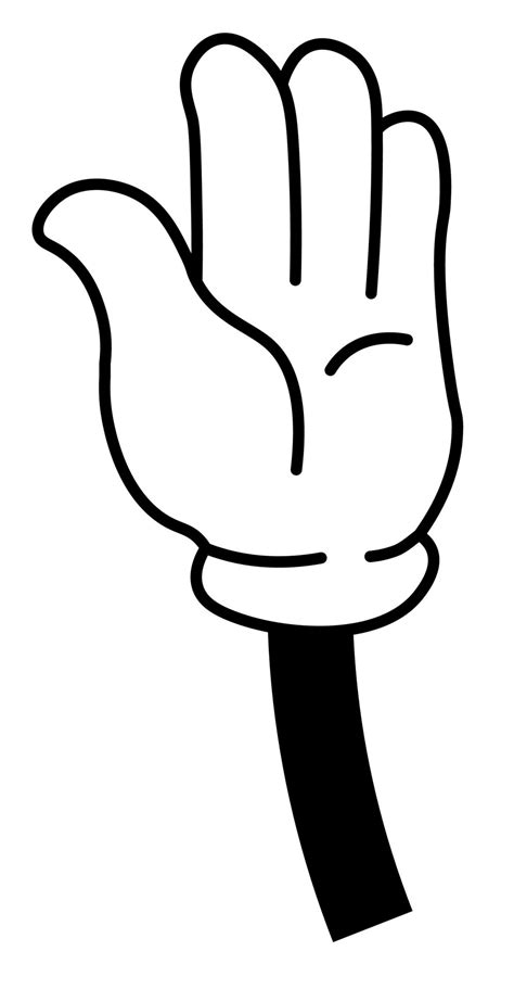 hand gesture stop  greeting nonverbal signs  vector art