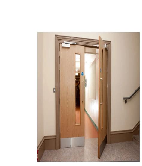 Hinged Hard Wood Acoustic Soundproof Wooden Door For Office Size