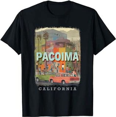 Pacoima California Los Angeles CA Urban Murals SD642 T-Shirt - Walmart.com