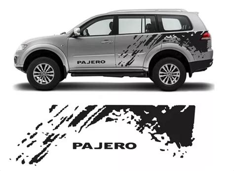 Kit Adesivo Faixa Lateral Mitsubishi Pajero Pj