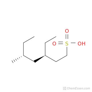 R R Ethyl Methylheptane Sulfonic Acid Structure C H O S