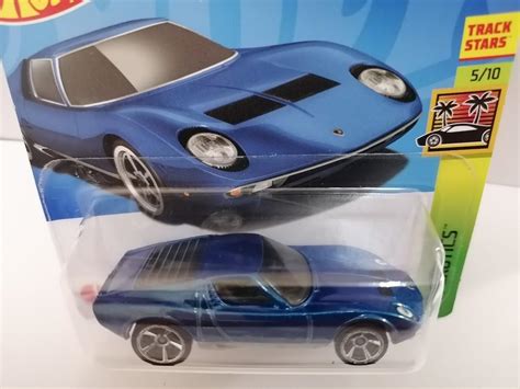 Hot Wheels 2022 Hw Exotics 71 Lamborghini Miura Sv Blu Miura Hobbies And Toys Toys And Games On