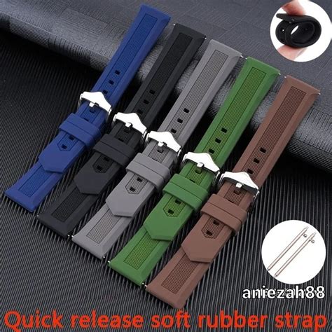 Jual Strap Tali Karet Rubber Quick Release Jam Tangan Tag Hauer