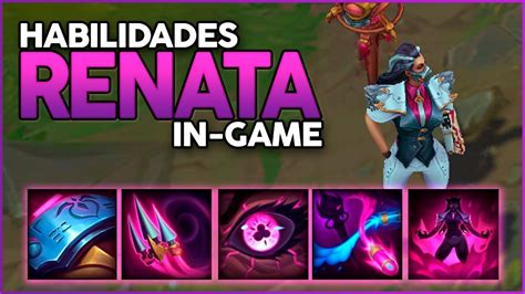 Nueva Campeona Renata Glasc Habilidades In Game Animaciones Y Todo