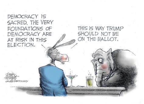 Trump has warped Democrats’ definition of democracy | CARTOONS ...