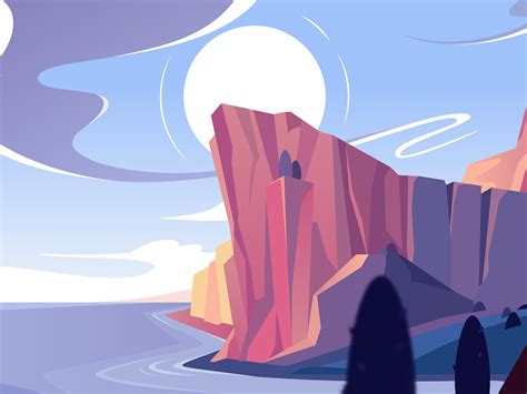 Cliff by AY+YA on Dribbble