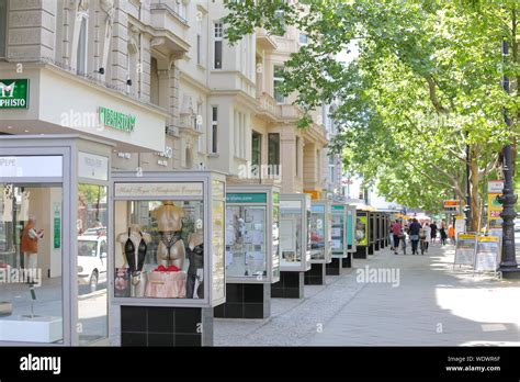 Kurfurstendamm shopping street Berlin Germany Stock Photo - Alamy