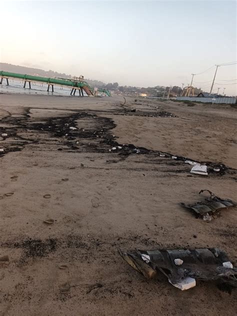 Dunas de Ritoque on Twitter El día después del incendio de Puerto