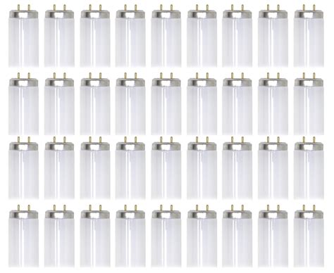 (case of 36) GE 66472 Ecolux Cool White T8 Fluorescent, 48 inch tube ...