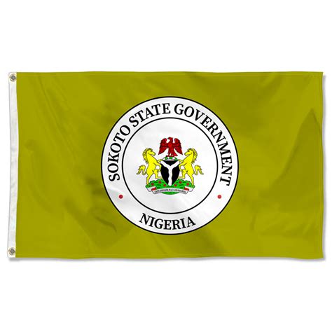 Nigerian Flag With Coat Of Arms