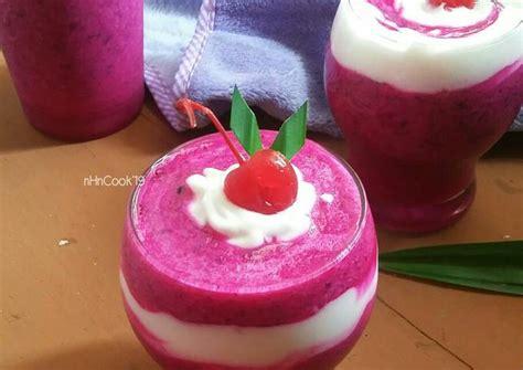 Resep Dragon Fruit Thai Buah Naga Thai Oleh Nhncook Zona Cemilan