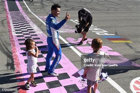 Kyle Larson Celebrates Winning The Race With His Daughter Audrey And News Photo Getty Images