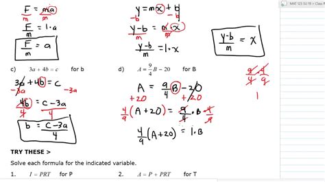 Mat Finite Math Section Part Formulas Youtube