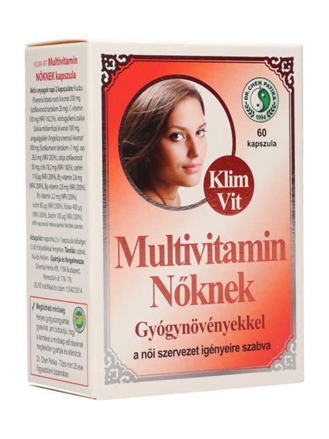 Dr Chen Patika multivitamin nőknek kapszula 60 db