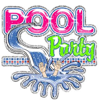 Pool Party Sticker - Pool party - Discover & Share GIFs