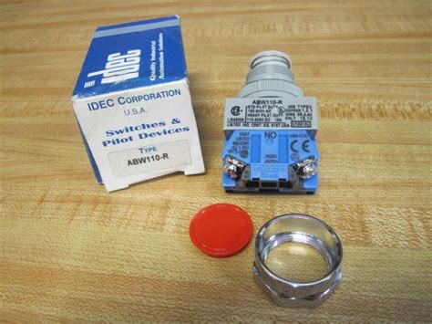 IDEC ABW110 R SWITCH INDUSTRIAL PUSHBUTTON 22MM By Idec Amazon