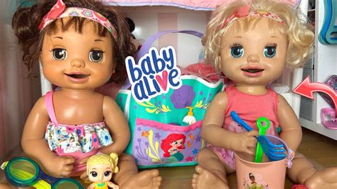 Packing Baby Alive Diaper Bag And Suitcase For Beach YouTube