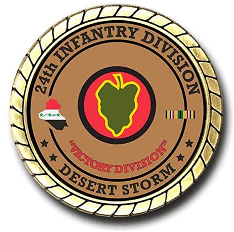 24th Infantry Division Desert Storm Challenge Coin - Officially ...