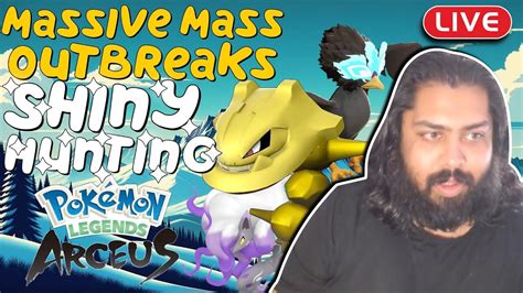 Massive Mass Outbreak SHINY Hunting In Pokémon Legends Arceus LIVE