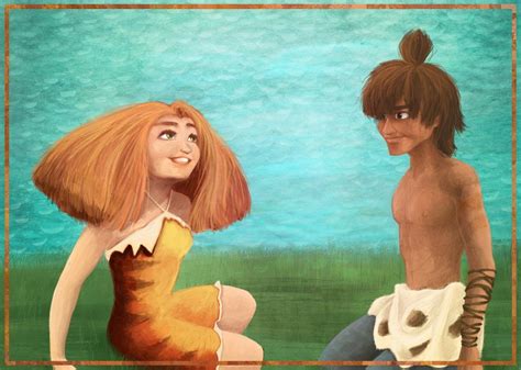 Chilling In Tomorrow Eep And Guy The Croods By Irina Bourry