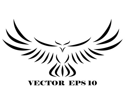 hawk that is flying eps 10 2246912 Vector Art at Vecteezy