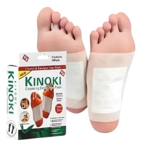 Set 10 Parches Desintoxicante Para Pie Y Cuerpo Kinoki Bambú MercadoLibre