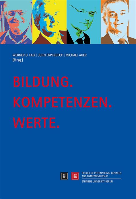 Bildung Kompetenzen Werte Kompetenz B Nde Werner G Faix John