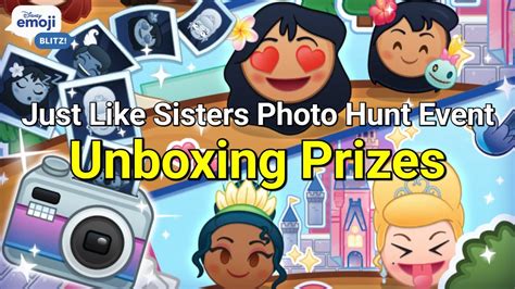 Just Like Sisters Photo Hunt Event Prizes 082023 Disney Emoji Blitz Youtube