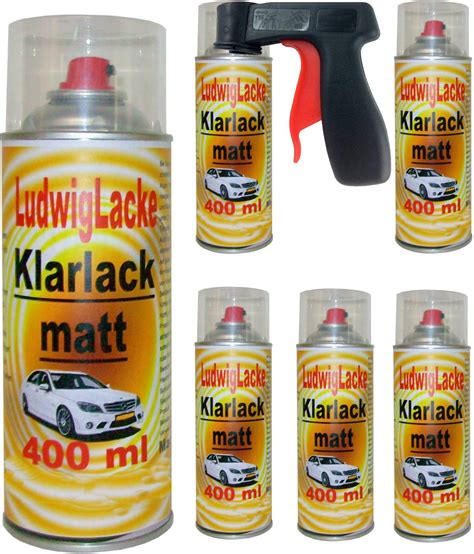 Ludwiglacke 3 Lackspray Schwarz glänzend 400 ml je Spraydose