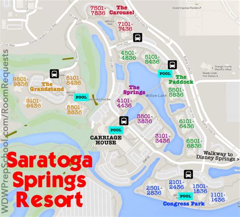 Navigating Saratoga Springs Understanding Preferred Room Maps For A