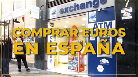 DÓNDE comprar EUROS para tu VIAJE a ESPAÑA 038 YouTube