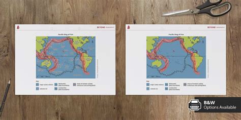 Pacific Ring Of Fire Illustration Teacher Made Twinkl