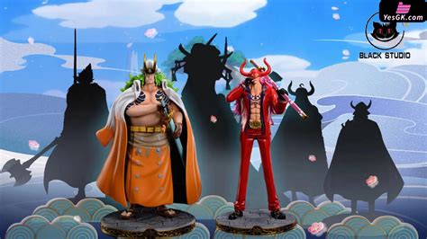 One Piece Tobi Roppo Sasaki And Whos Who Resin Statue Black Studio