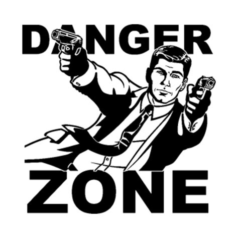 Archer Danger Zone Fx Tv Funny Cartoon Cotton Blend Adult Kid T