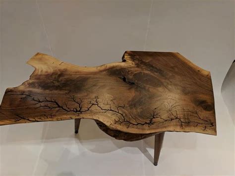 This Artist Burns Fractals Into Wood And Then Turns It Into Furniture