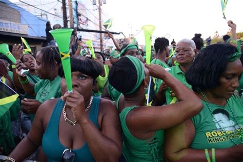 Jamaica Gleanergallery Jlp Mass Meeting Half Way Tree Jlp Mass Meeting